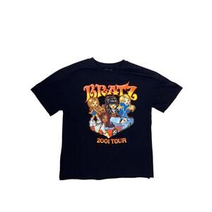 NWOT Y2K Bratz 2001 Tour Vintage T-Shirt — Rare Graphic Tee Retro Fashion